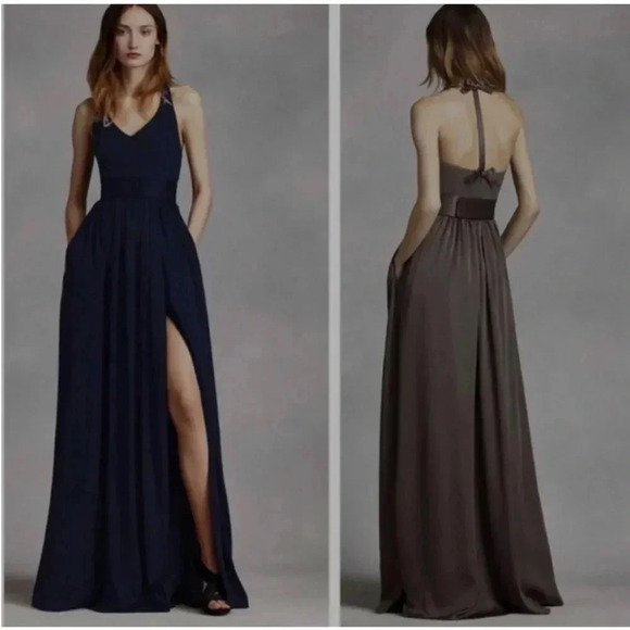 Vera Wang White Bridesmaids Dress, size 12 unaltered, from David’s Bridal. - Picture 9 of 9